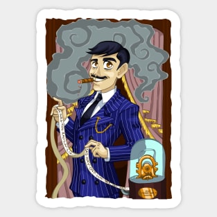 Gomez Addams Sticker